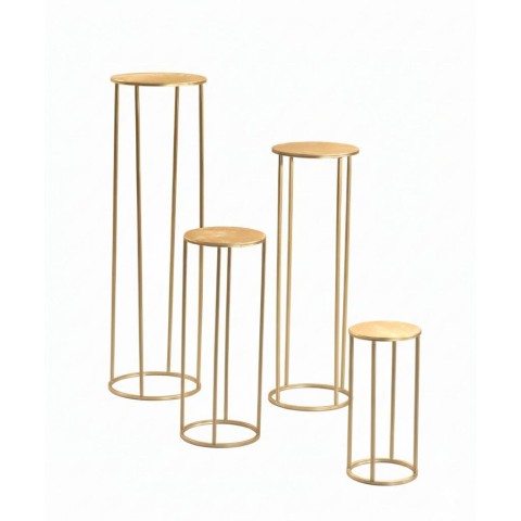 SET 4 ALZATE TONDE ORO H40-60-